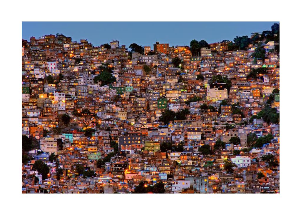 Nightfall in the Favela da Rocinha