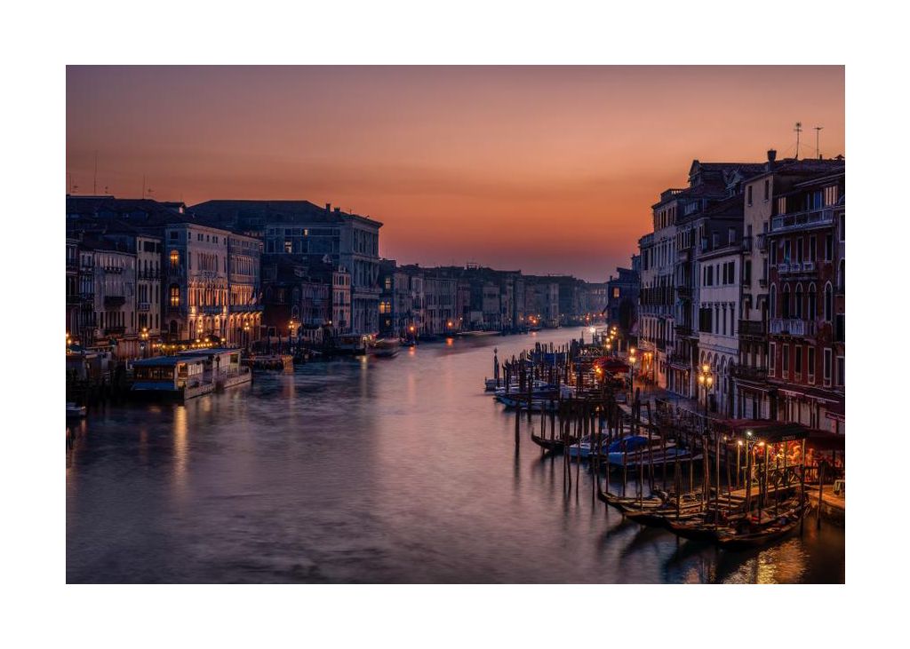 Venice Grand Canal at Sunset
