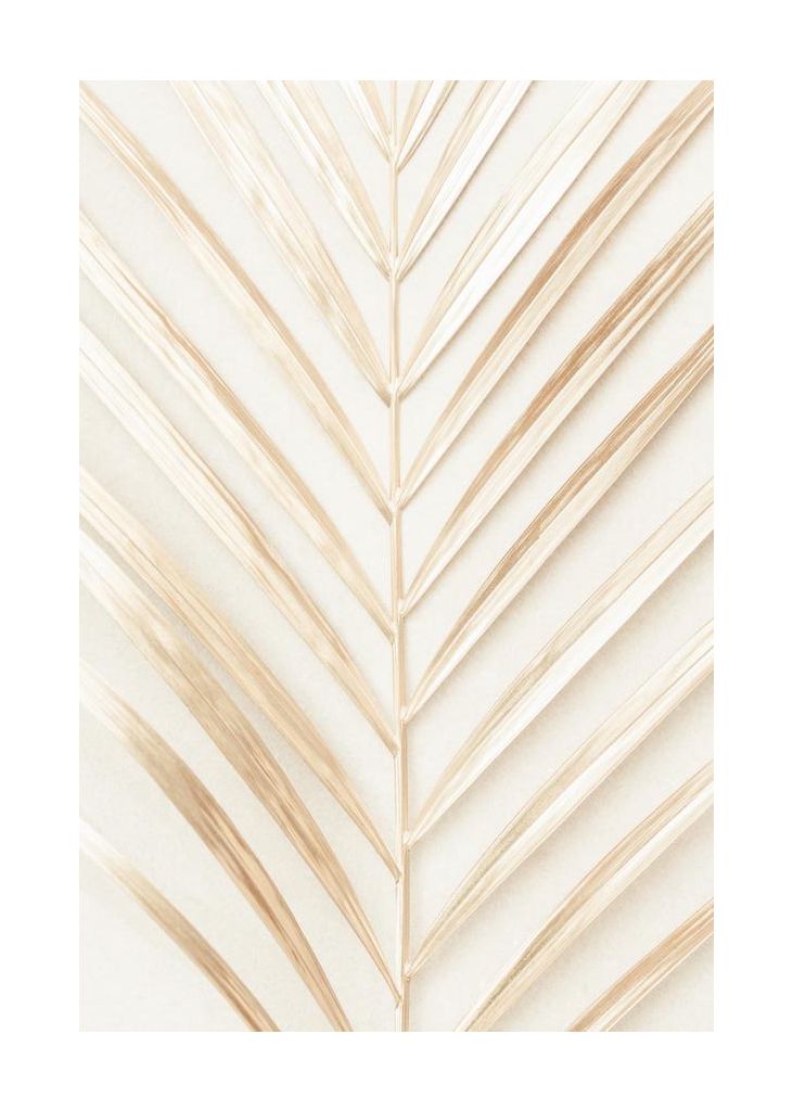 Golden Palm Leaf
