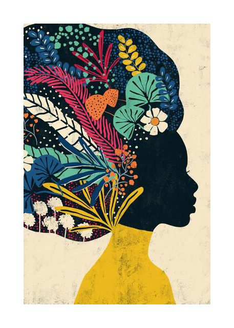 Woman Flowers