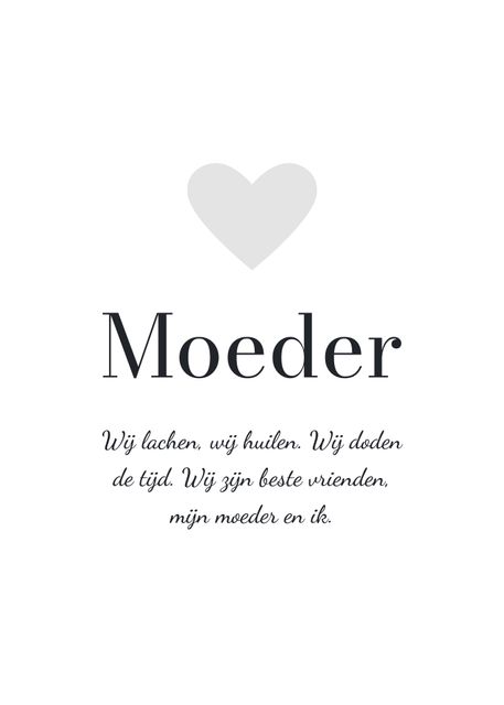 MOEDER (GEPERSONALISEERD)