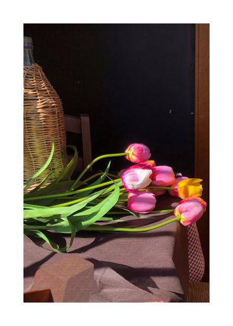 Flowers at lunch