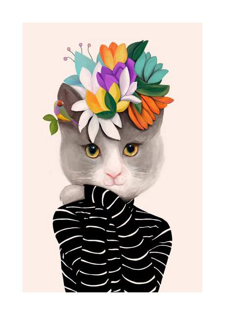 Flower Cat