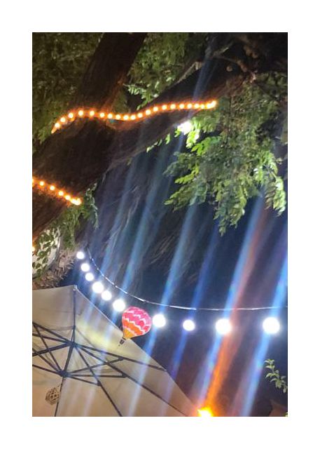 Lights of village