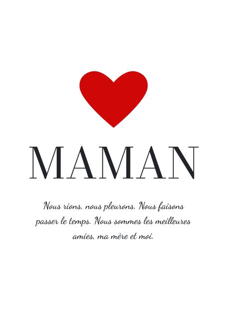 MAMAN (PERSONNALISABLE)